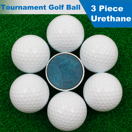 Super Soft Feeling Tournament 3 Piece Urethane Golf Ball USGA Standard For Competition 