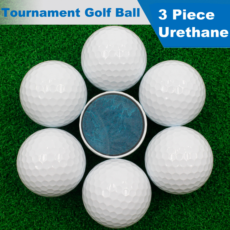 Super Soft Feeling Tournament 3 Piece Urethane Golf Ball USGA Standard For Competition 