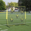 Football Trainer Throwing Net With 5 Target Pockets Baseball Practice Net 7x7FT 8x8FT