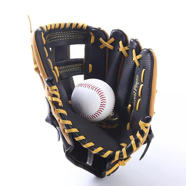 Right Handed Leather Gloves Outdoor sports training practice baseball glove for kids
