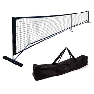 Factory Price Protable Pickleball Net 22*3FT Metal Frame and PE Net with Carry Bag for Indoor or Outdoor Use