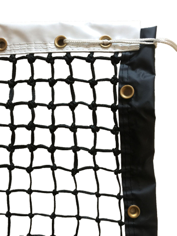 12.8*1.07m Standard Court Size Center Tennis Net With Center Mark and Hook