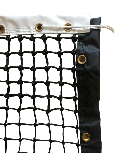 12.8*1.07m Standard Court Size Center Tennis Net With Center Mark and Hook
