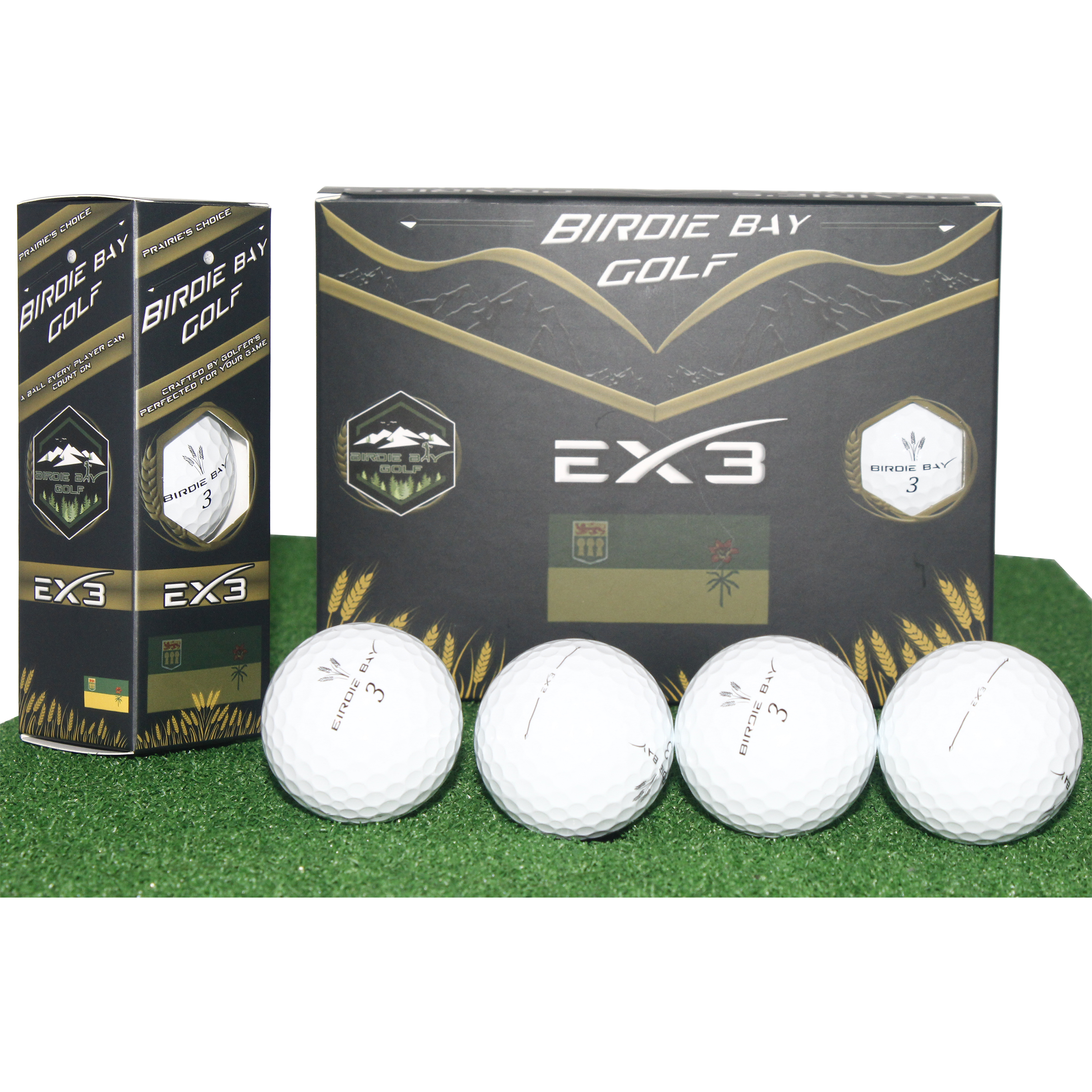 Super Soft Feeling Tournament 3 Piece Urethane Golf Ball USGA Standard For Competition 