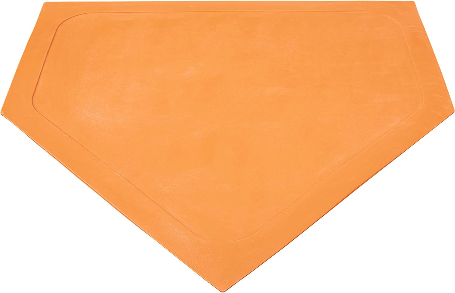 Rubber Softball Baseball Base Set Home And Pitchers Mound Orange Color Baseball Plate