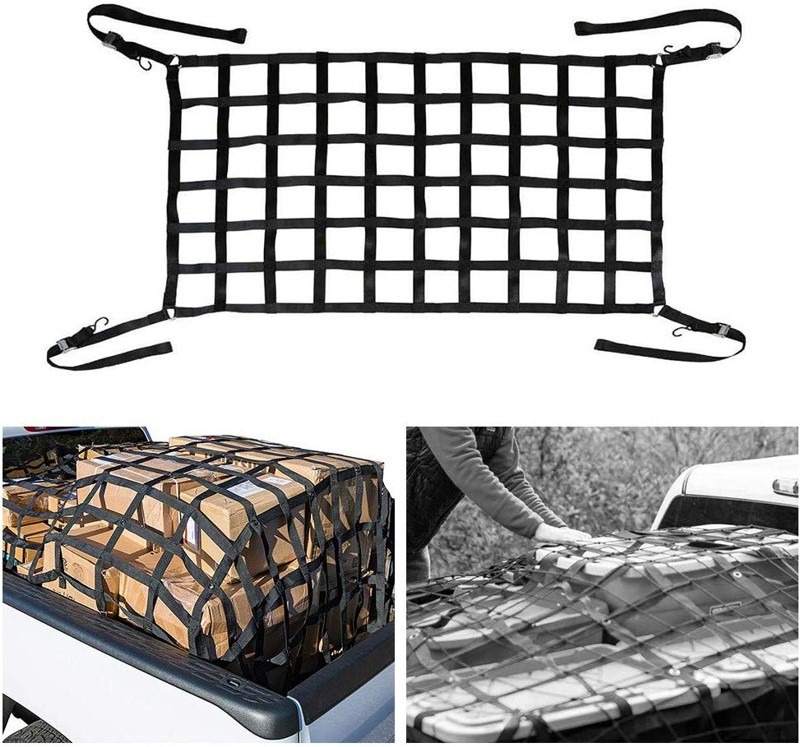 Lower MOQ Heavy Duty UV Stabilised Customized Polyester Webbing Cargo Net with Factory Price 