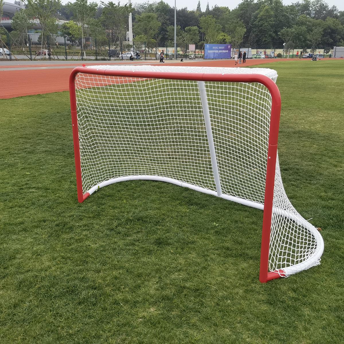 Hockey Goal with Durable Frame And Net at Two Sizes