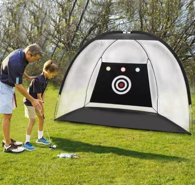 Upgraded10x7ft Golf Hitting Practice Net with 3 Aim Golf Target 