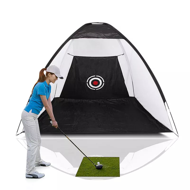 10x7ft Golf Hitting Training Aids Nets with Target And Carry Bag for Backyard Driving Chipping