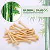 Friendly Biodegradable Material Reduce Friction Side Spin More Stable Durable Bamboo Tees Golf Tees