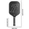 Factory Price USAPA Approved Pickleball Paddle Toray T700 Raw Carbon Fiber Paddle With Cover