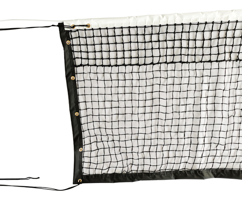 12.8*1.07m Standard Court Size Center Tennis Net With Center Mark and Hook
