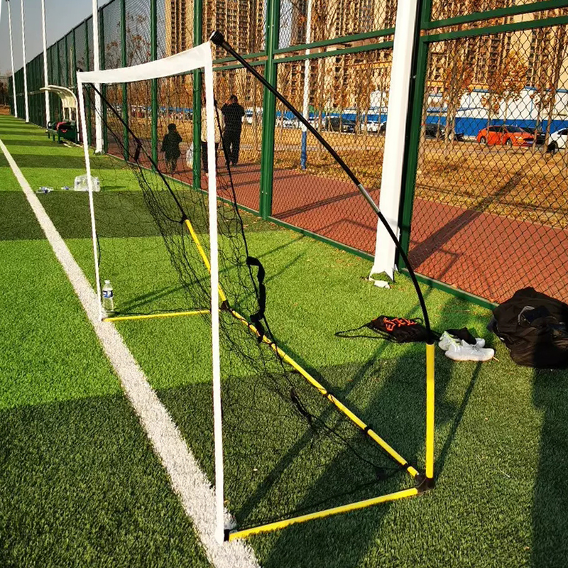 Custom Portable Yellow Quick Setup Soccer Goal for Outdoor Soccer Activities