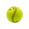 Optic Yellow Synthetic Leather Cover Cork Center Softball Flat Seams Bounce Less For Competition or Practice