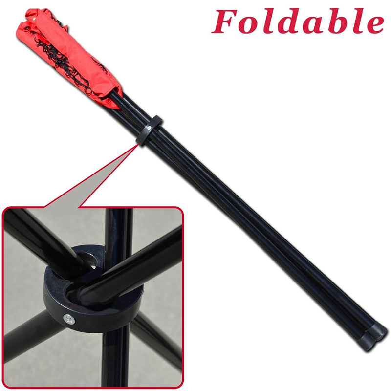 Foldable Batting Practice Ball Caddy for Baseball Softball