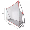 10x7FT Heavy Duty Golf Hitting Net for Indoor Or Backyard Golf Driving Practice 