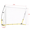 Factory Hot Sale Portable Customized Quick Assembly Football Net Soccer Goal 