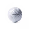 High Quality Custom Logo White Color 3 Pieces Surlyn Training Golf Ball 