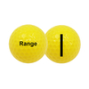 Factory Price 2 Layer Golf Range Ball for Practice Yellow Color Customized Logo