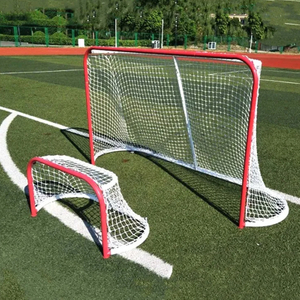 Hockey Goal with Durable Frame And Net at Two Sizes