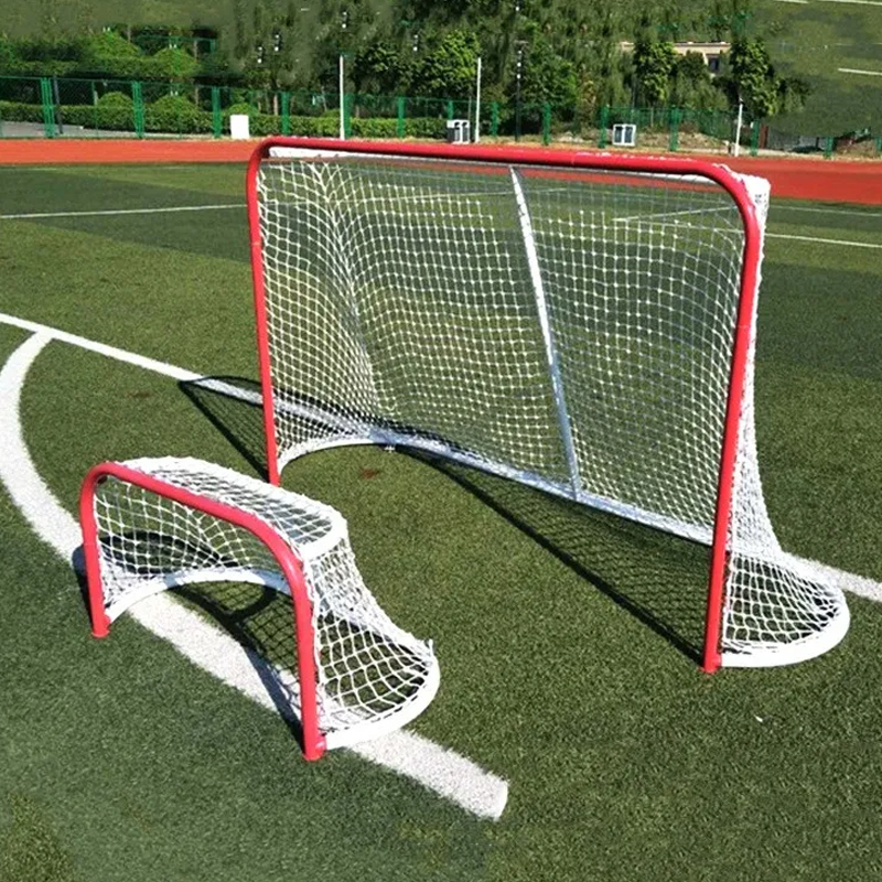 Hockey Goal with Durable Frame And Net at Two Sizes
