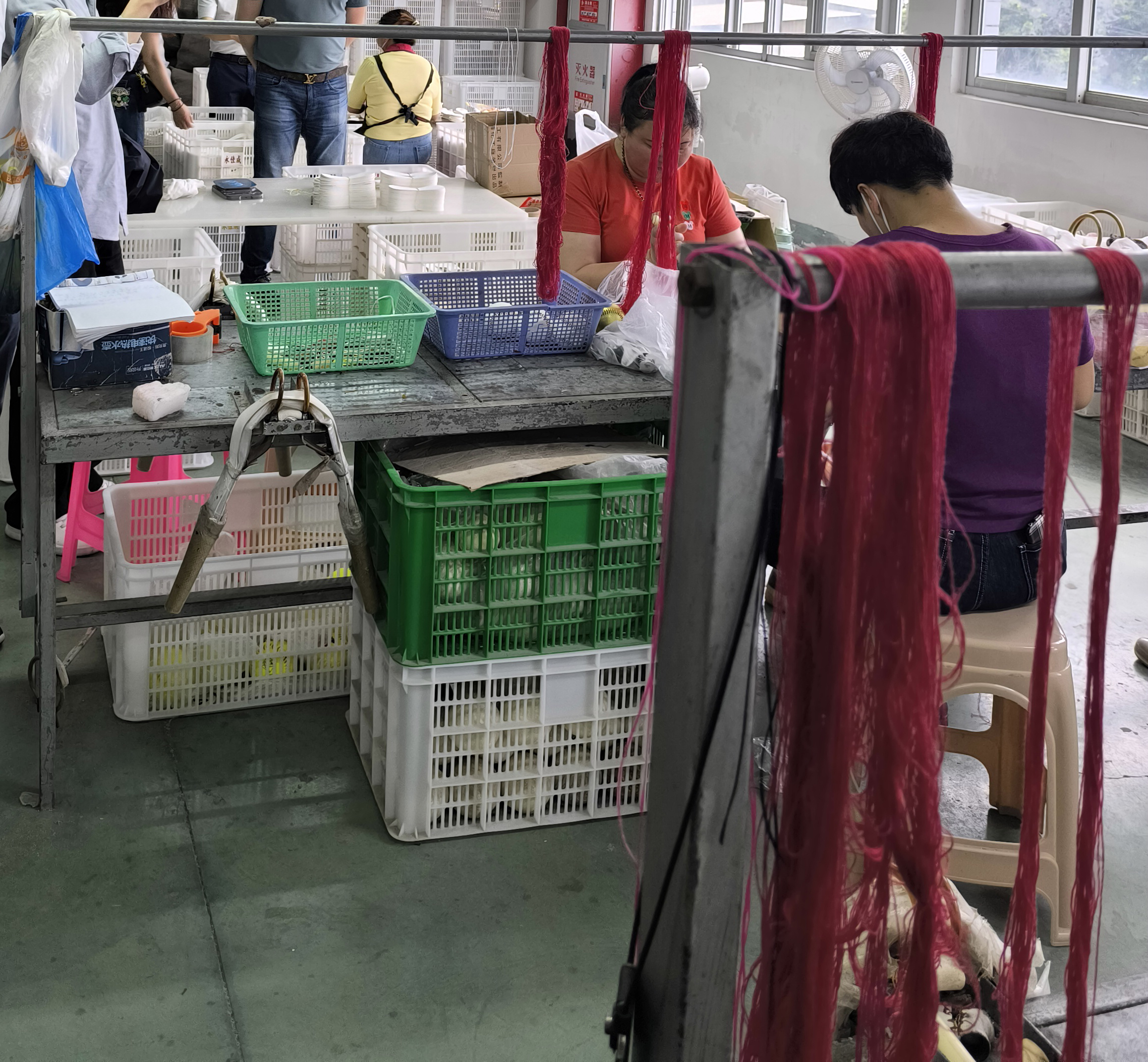 stitching area