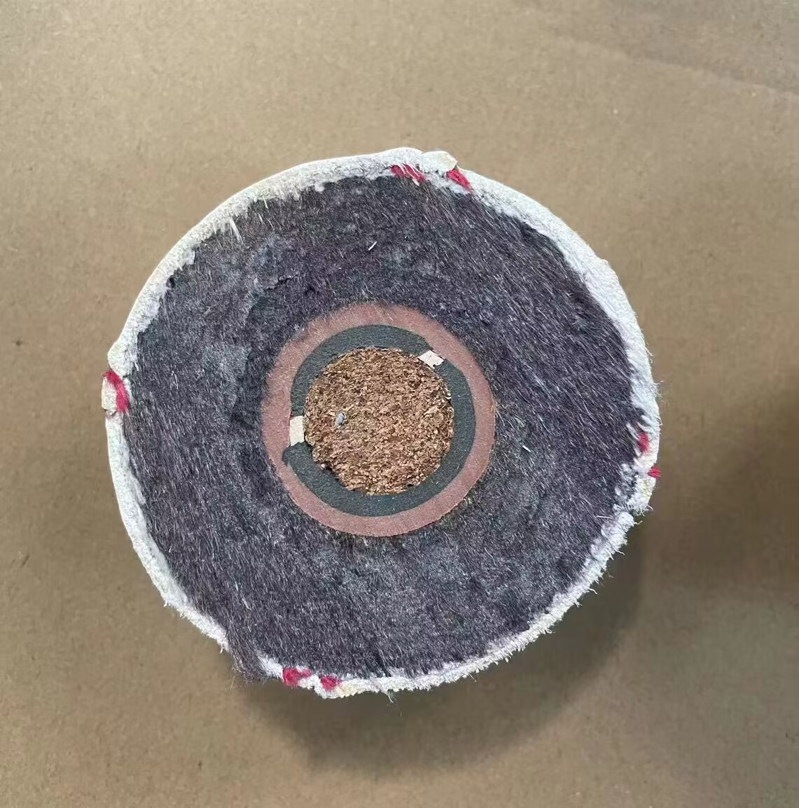 50%羊毛芯切面