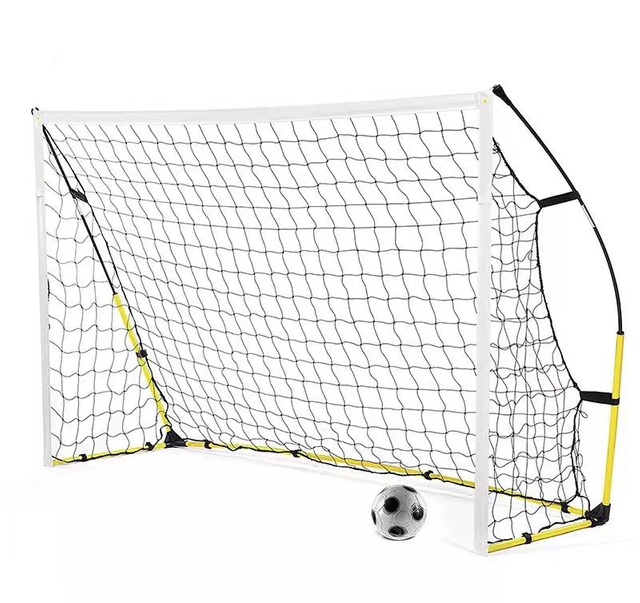 Custom Portable Yellow Quick Setup Soccer Goal for Outdoor Soccer Activities