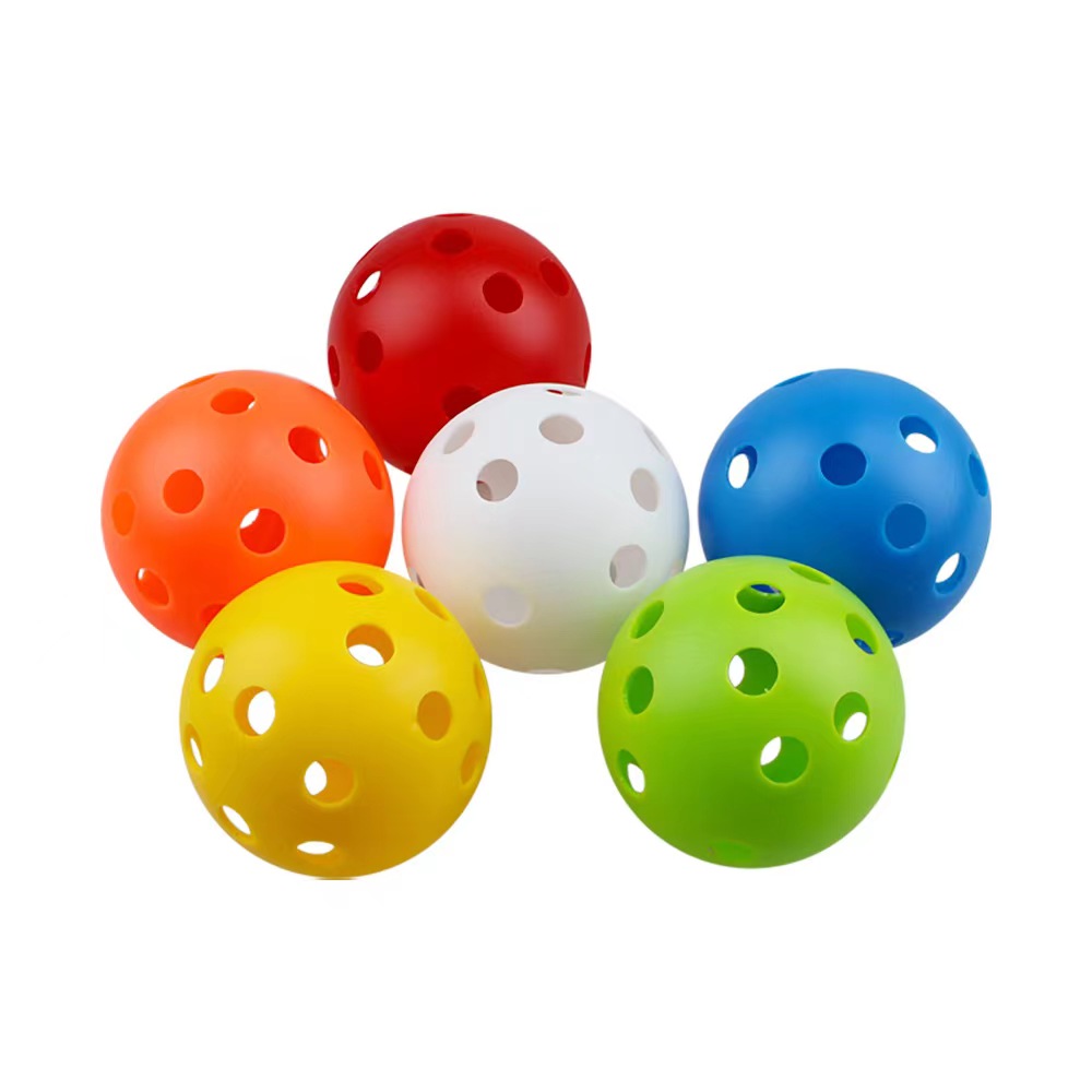 Factory Price Pickleball 26 Holes 72mm Customized Color for Indoor Use