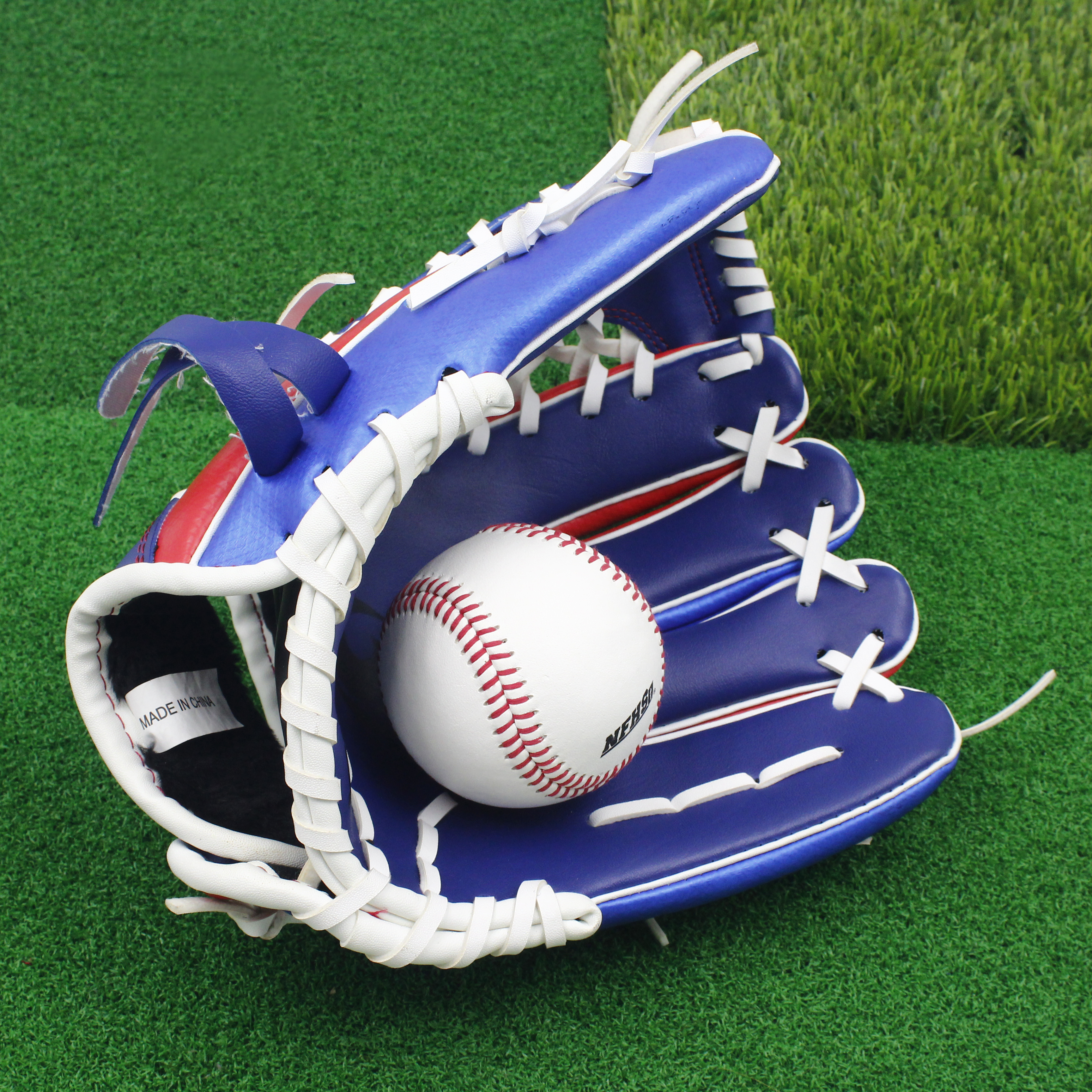 Factory Price NFHS/NOCSAE Official League Baseball Cow Leather Wool Winding