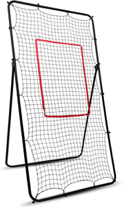 4*7FT Black Multi-purpose Rebounder Net With Target And Anti-slip rubber mat