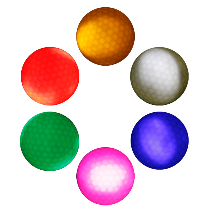 Super Bright Light Up The Night LED Glow In The Dark Golf Ball Luminous Golf Ball