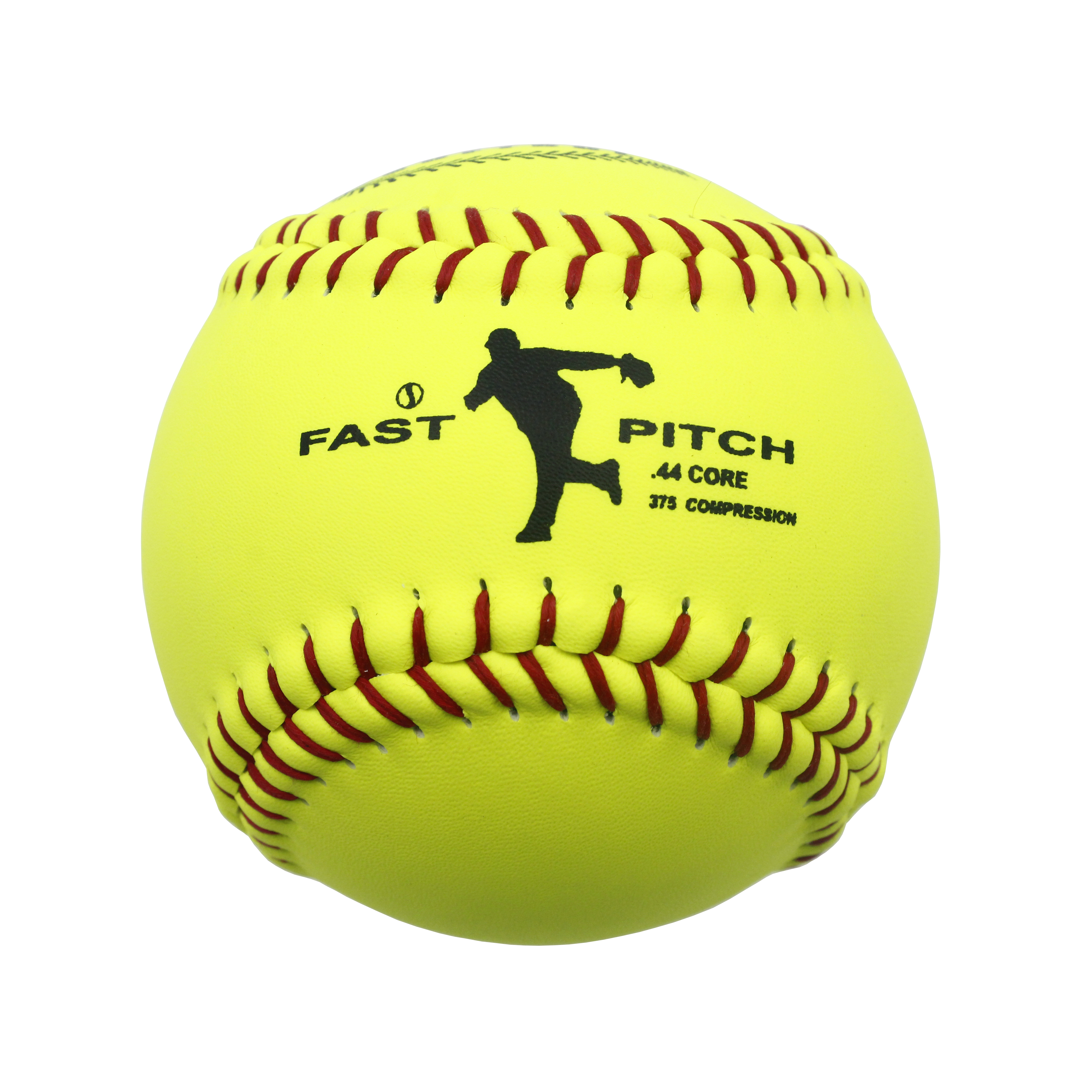 Leather Cover .44 Core 375 LBS Compression Softball PU Core Poly Core Center For Softball League Games