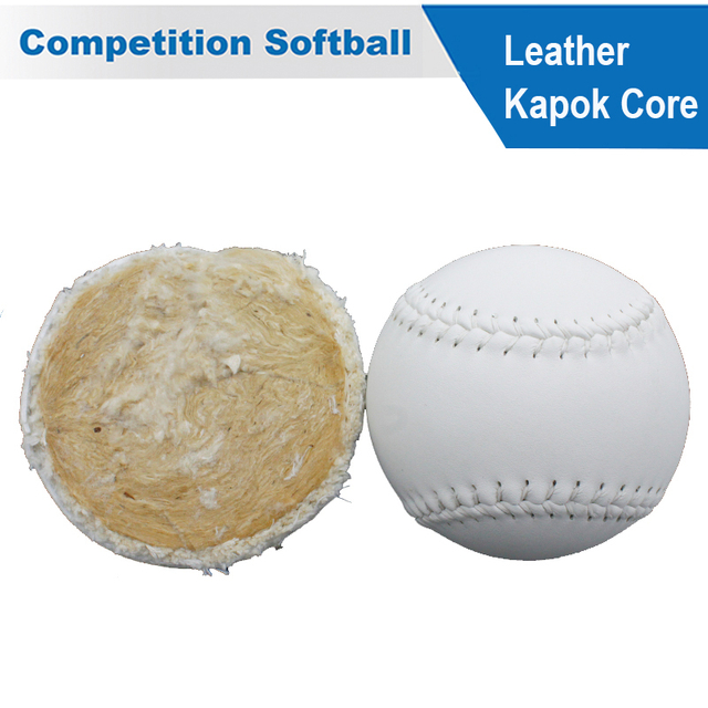 Custom Kapok Core Leather Softball