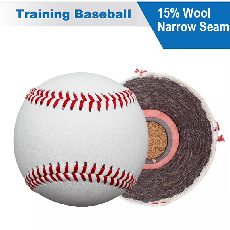 Training Baseball With 15% Wool Winding for Teenager and Student Practice