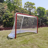 Heavy Duty Detachable Portable 48*72*24inch Ice Metal Hockey Goal with Net for Training or Game