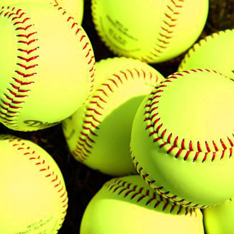  Poly Core .52 COR 300LBS Compression Raised Seams Softball with Custom Logo