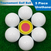 Tournament 5 Piece Urethane Golf Balls High Purity Materials USGA Standard
